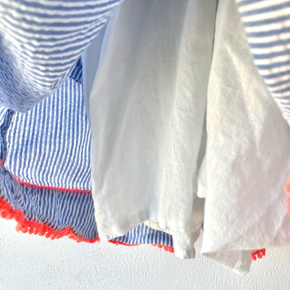 Mini Boden Seersucker Pinafore Dress Size 4-5 - Picture 11 of 12